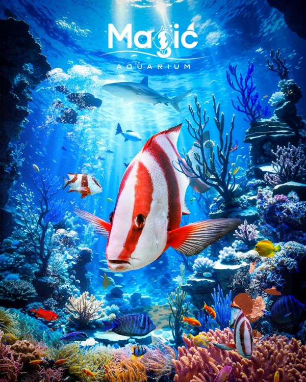 Emperor Snapper in Magic Aquarium